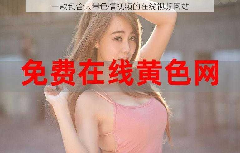一款包含大量色情视频的在线视频网站